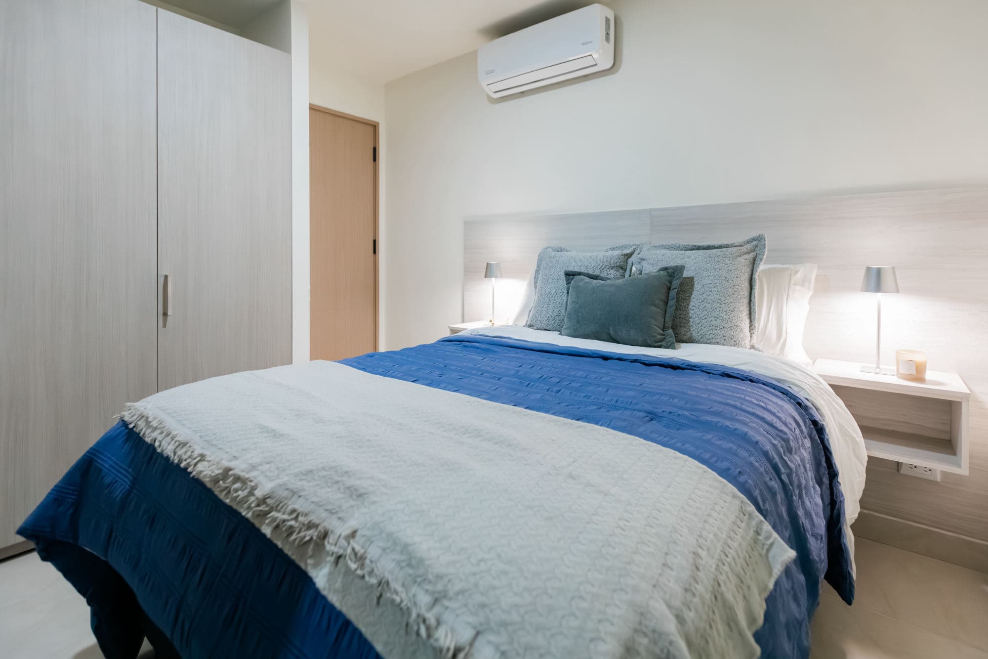 Recámara principal — apartamento modelo